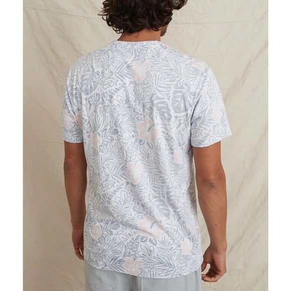 Marine Layer Men's Oahu Hawaiian Vintage Reverse Faded Wash Tee T-Shirt - Picture 5 of 7